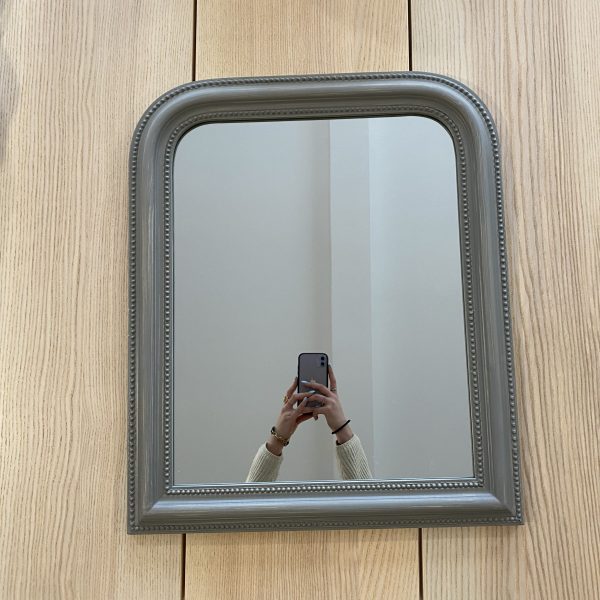 Miroir antique gris clair