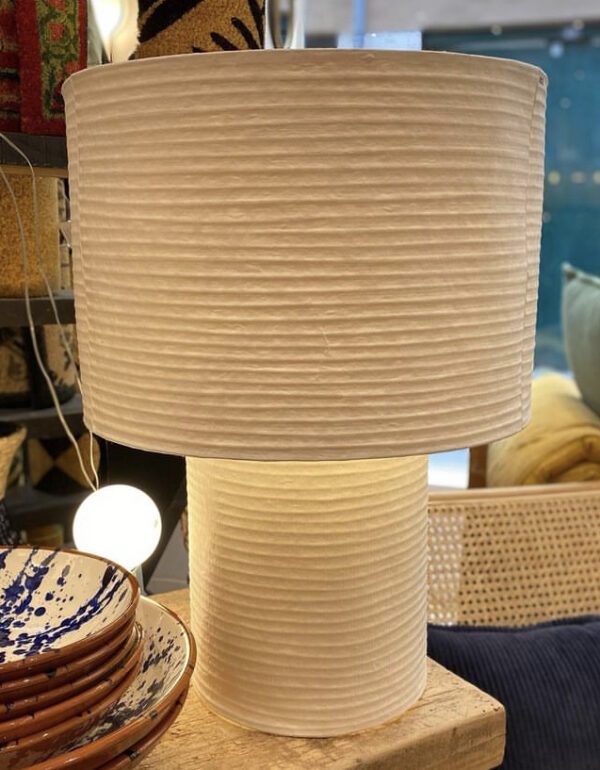 Lampe de chevet papier