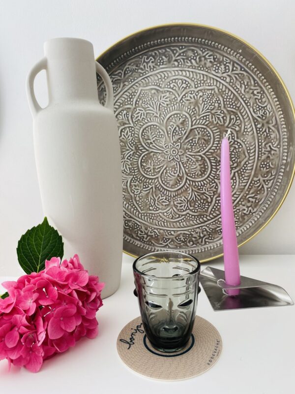 Verre gobelet Visage