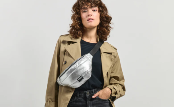 Sac banane Silver Glossy – Image 4