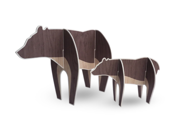 Ours polaire en PVC imprimé