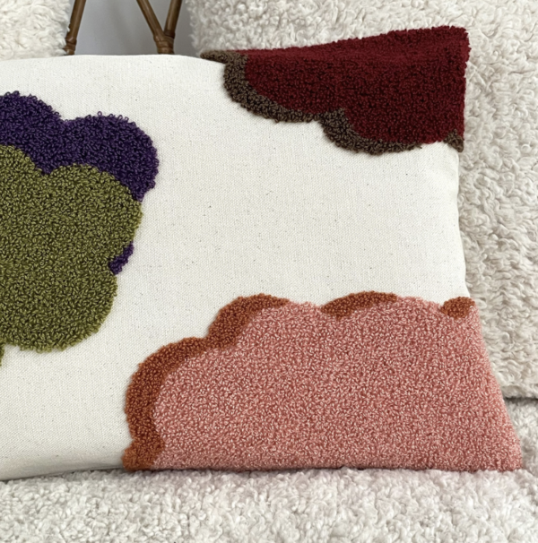 Coussin Influence nuage rose 30x50cm – Image 4