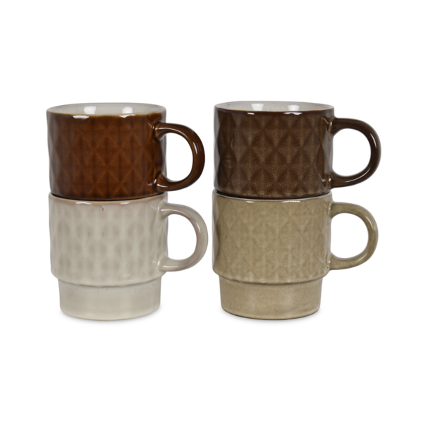 Set de 4 mugs Fox naturel – Image 4