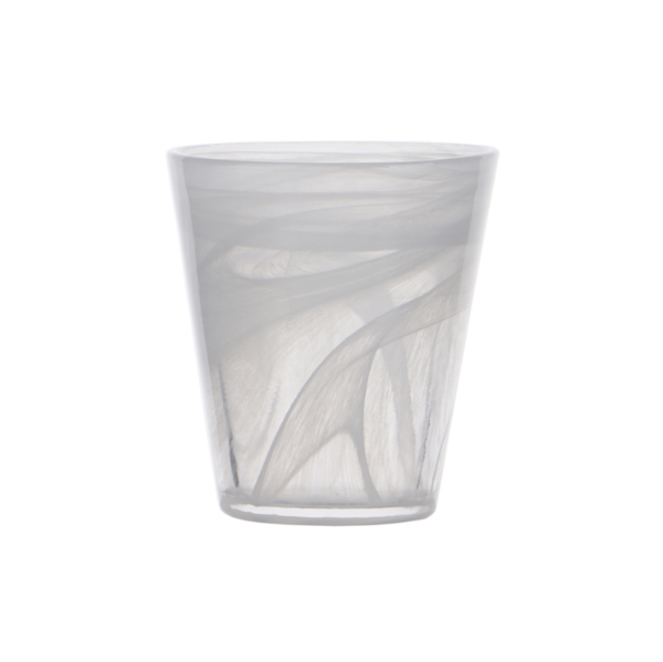 Verre gobelet aurore blanc